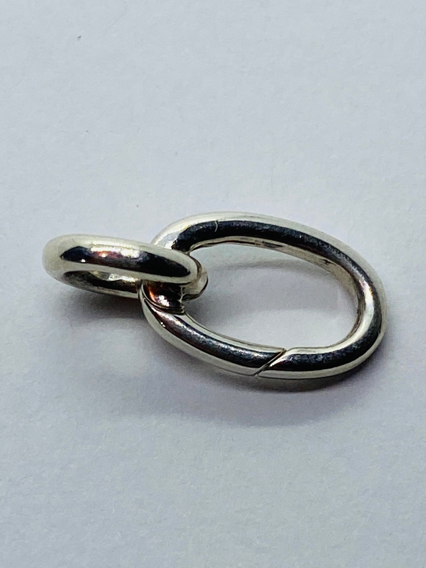 Tiffany Oval Clasping Link Spring Jump Ring Extender