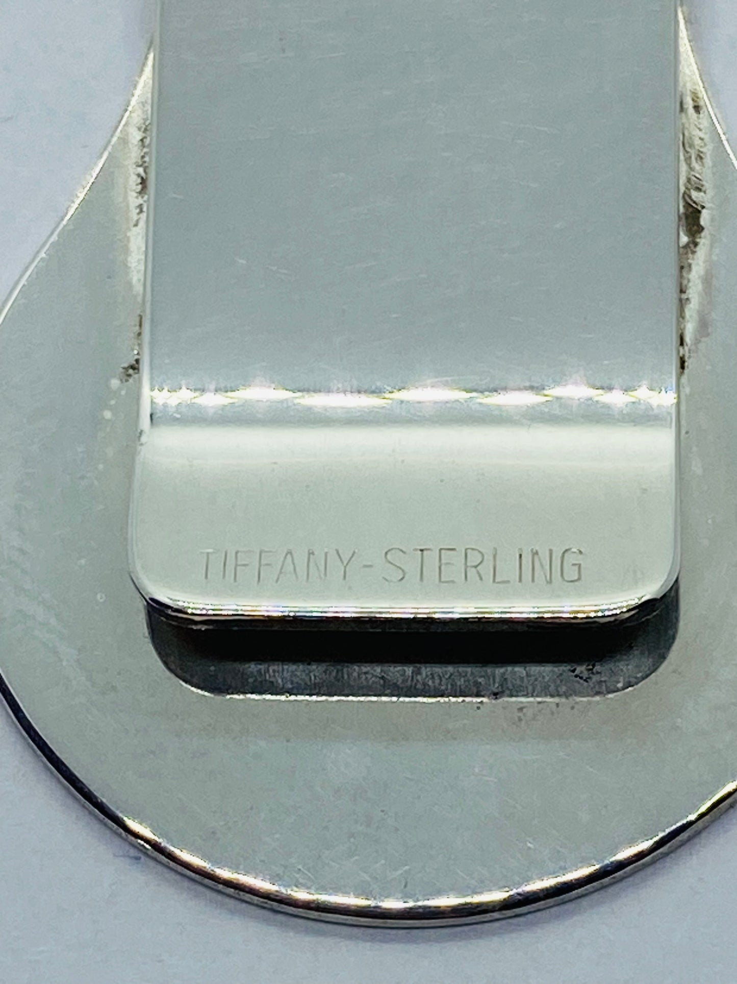 Retired Tiffany & Co. Sterling Silver Money Clip Rare, Pouch And Box!