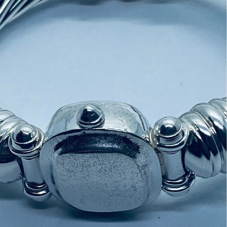 David Yurman Hinge Watch Case Bangle Bracelet 925 585