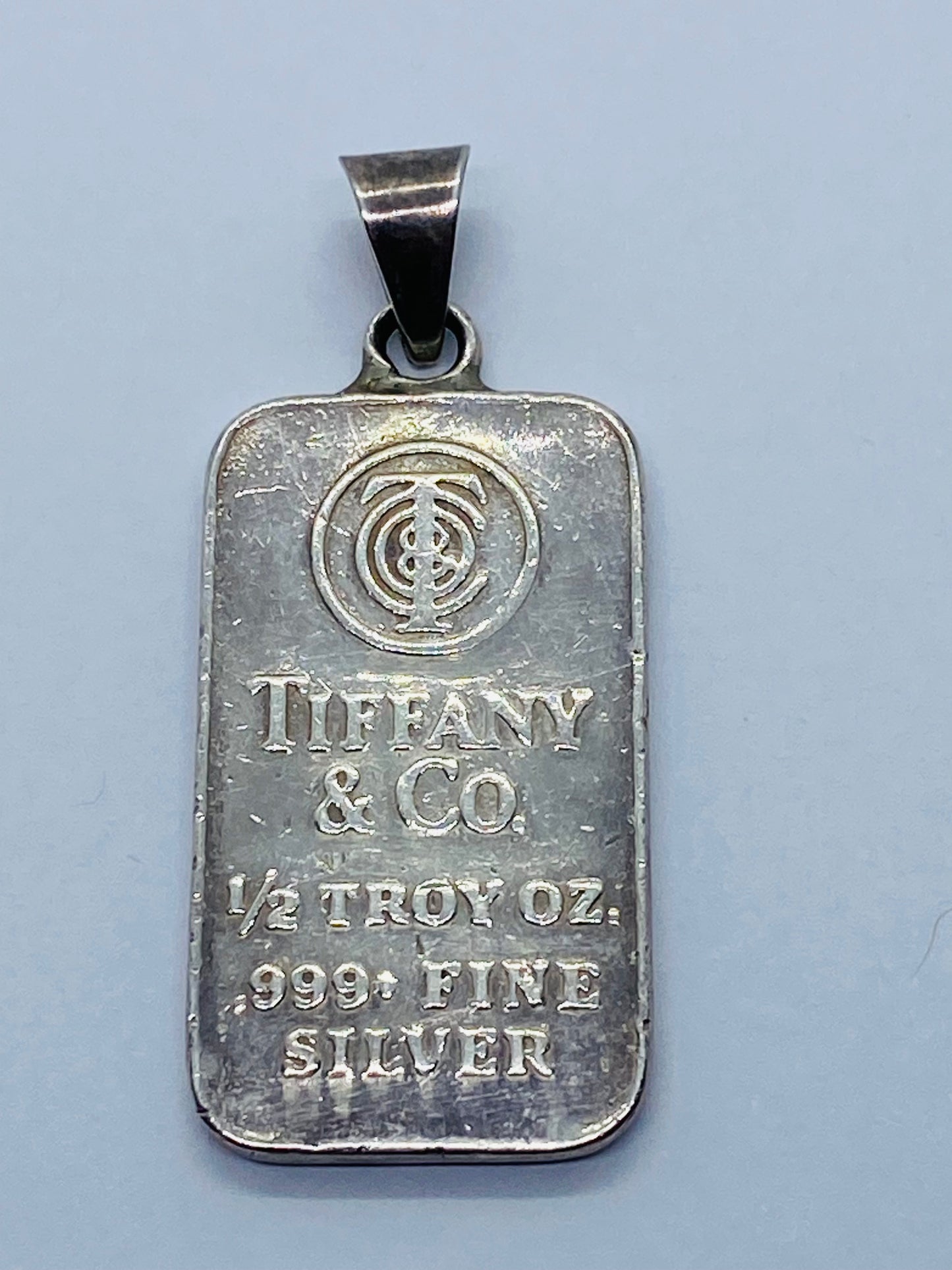 Vintage Tiffany Co Sterling Silver 1/2 Troy Ounce .999 45MM x 20MM