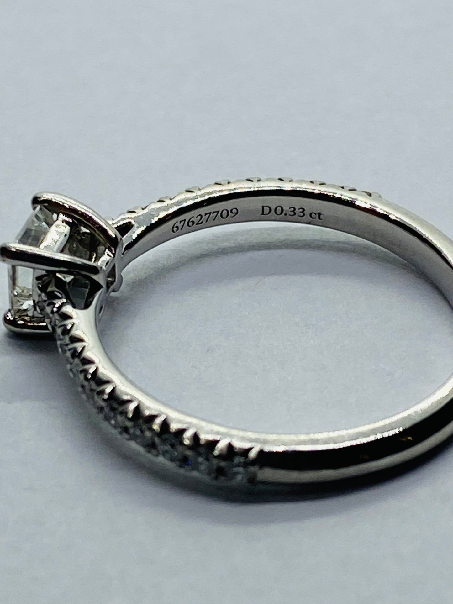 Tiffany & Co. Novo Princes Diamond Engagement Ring Platinum