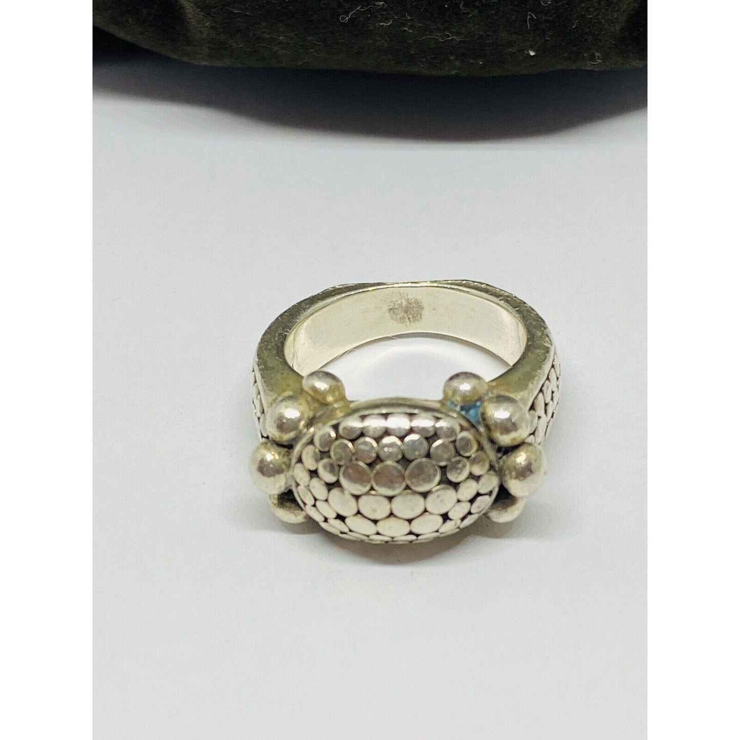 John Hardy Dot Collection Sterling Silver 925 Dome Design Ring Size 6.75