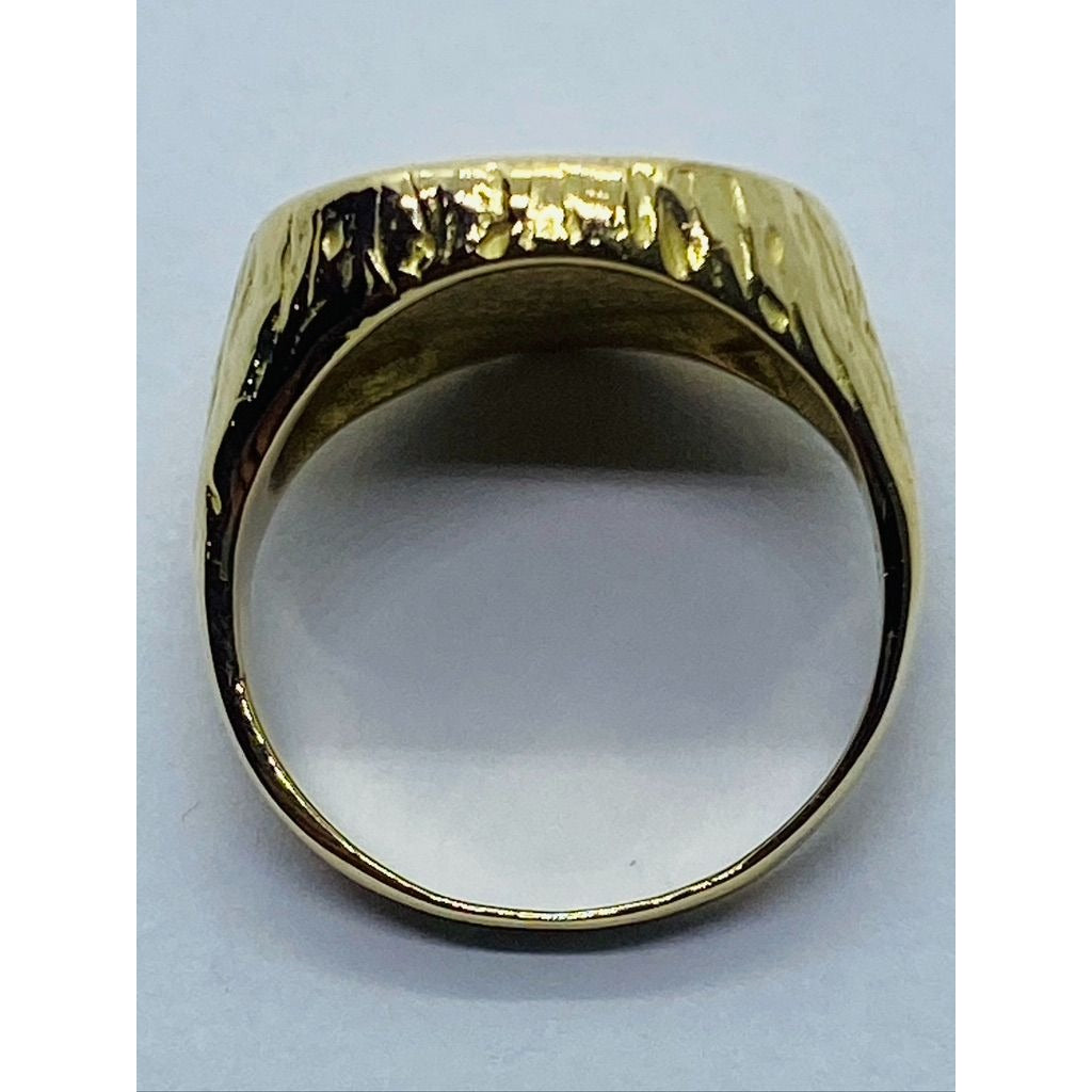 TIFFANY & Co 18K 750 GOLD ZODIAC RING Size 5