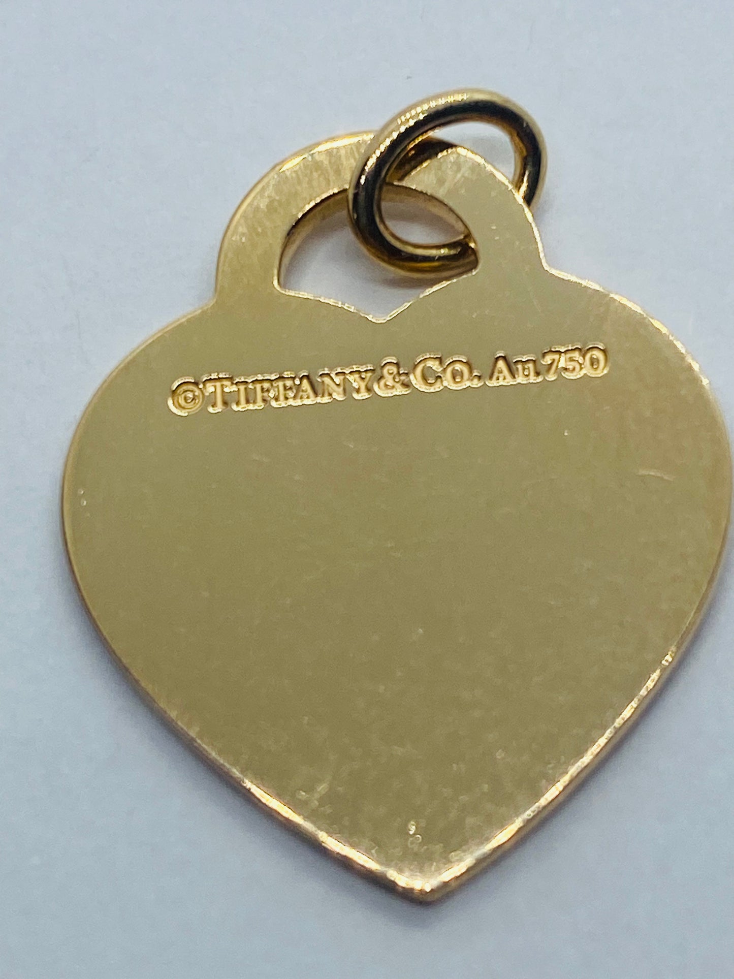 Retired TIFFANY & CO Disney Cruise Line 18K Rose Gold Heart Pendant Collector