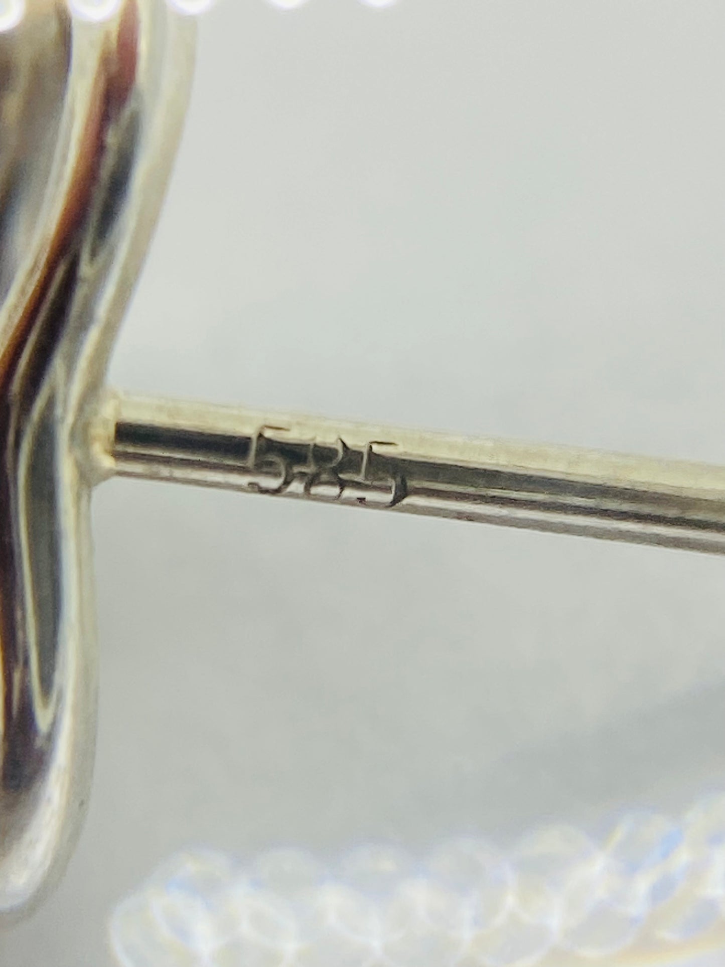 Tiffany & Co. Peretti Sterling Silver 14K Posts 5/8" Open Heart Original Backs