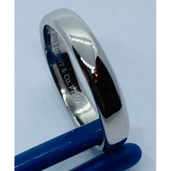 Tiffany & Co Platinum 950 Band Size 11.5 10.4 Grams