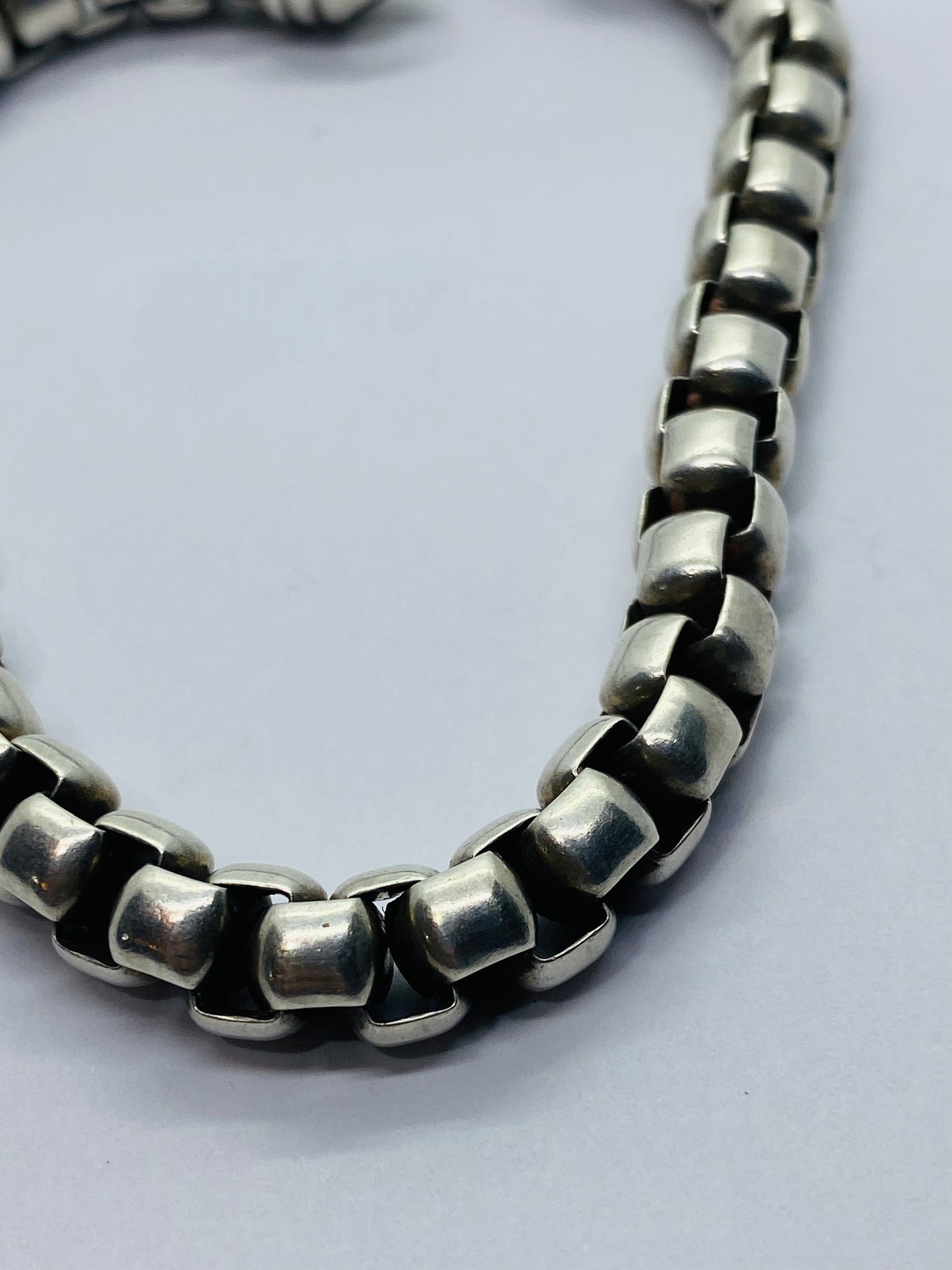 Authentic David Yurman Extra Large 8.75” Box Chain Bracelet 7mm. 50.6 Grams.