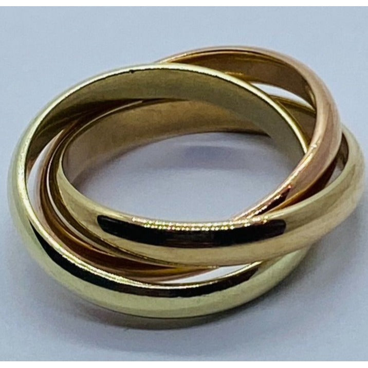 Tiffany & Co Multi Color Rolling 14k Gold Ring 585