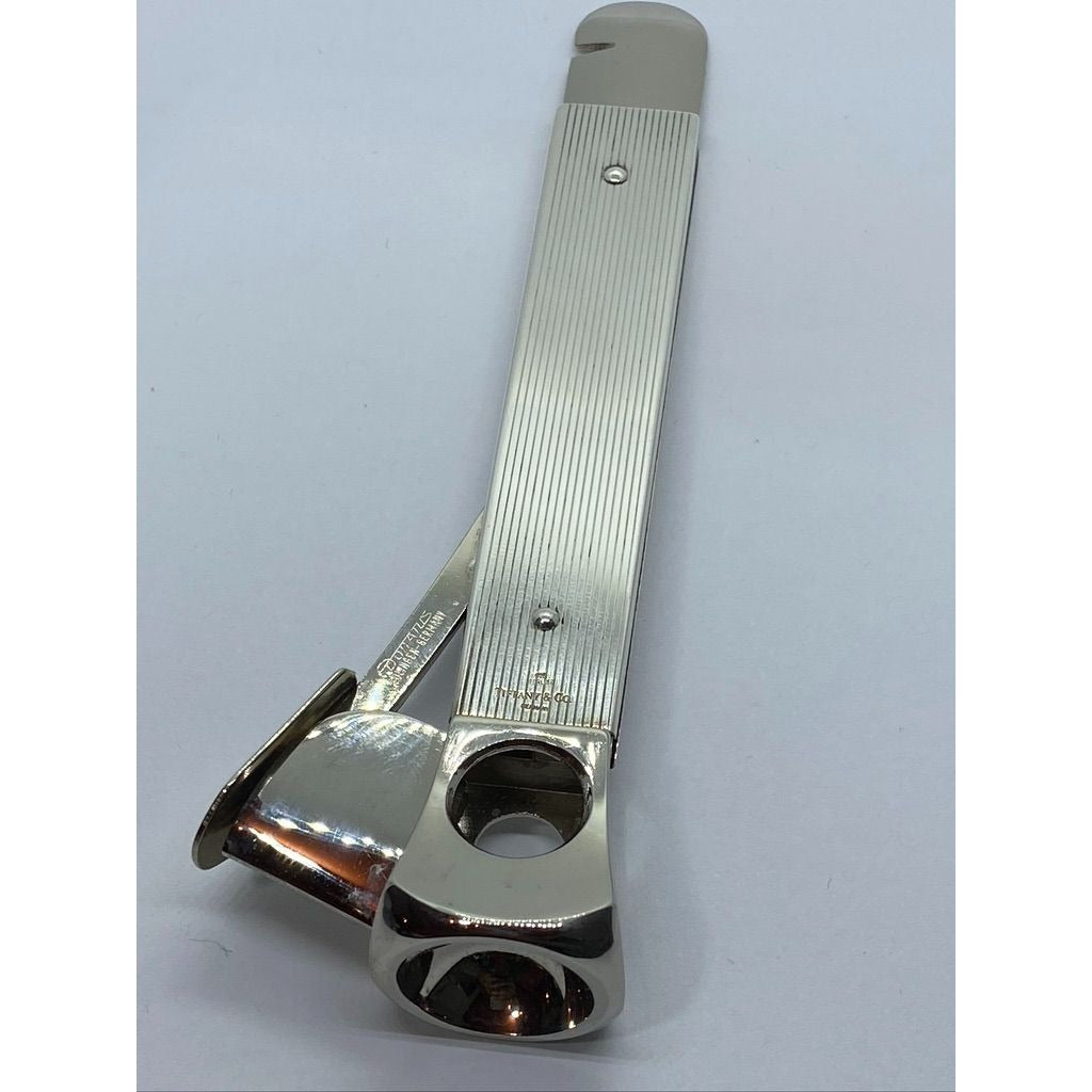 Tiffany & Co Sterling Silver Cigar Cutter Germany 6" 117.2 Grams