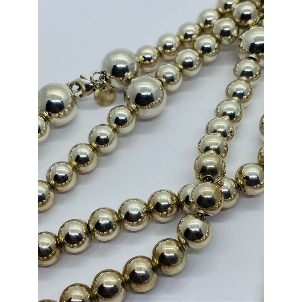 Tiffany & Co Hardwear Ball Bead 87" Extra Long Necklace RARE