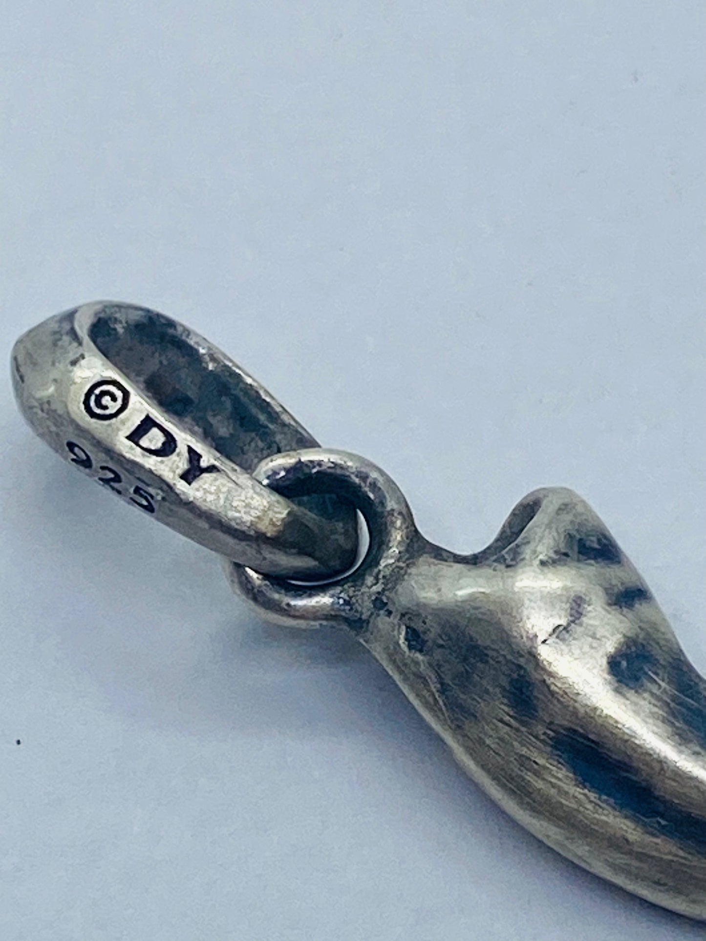 David Yurman Sterling Silver Amulets Shark Tooth Pendant