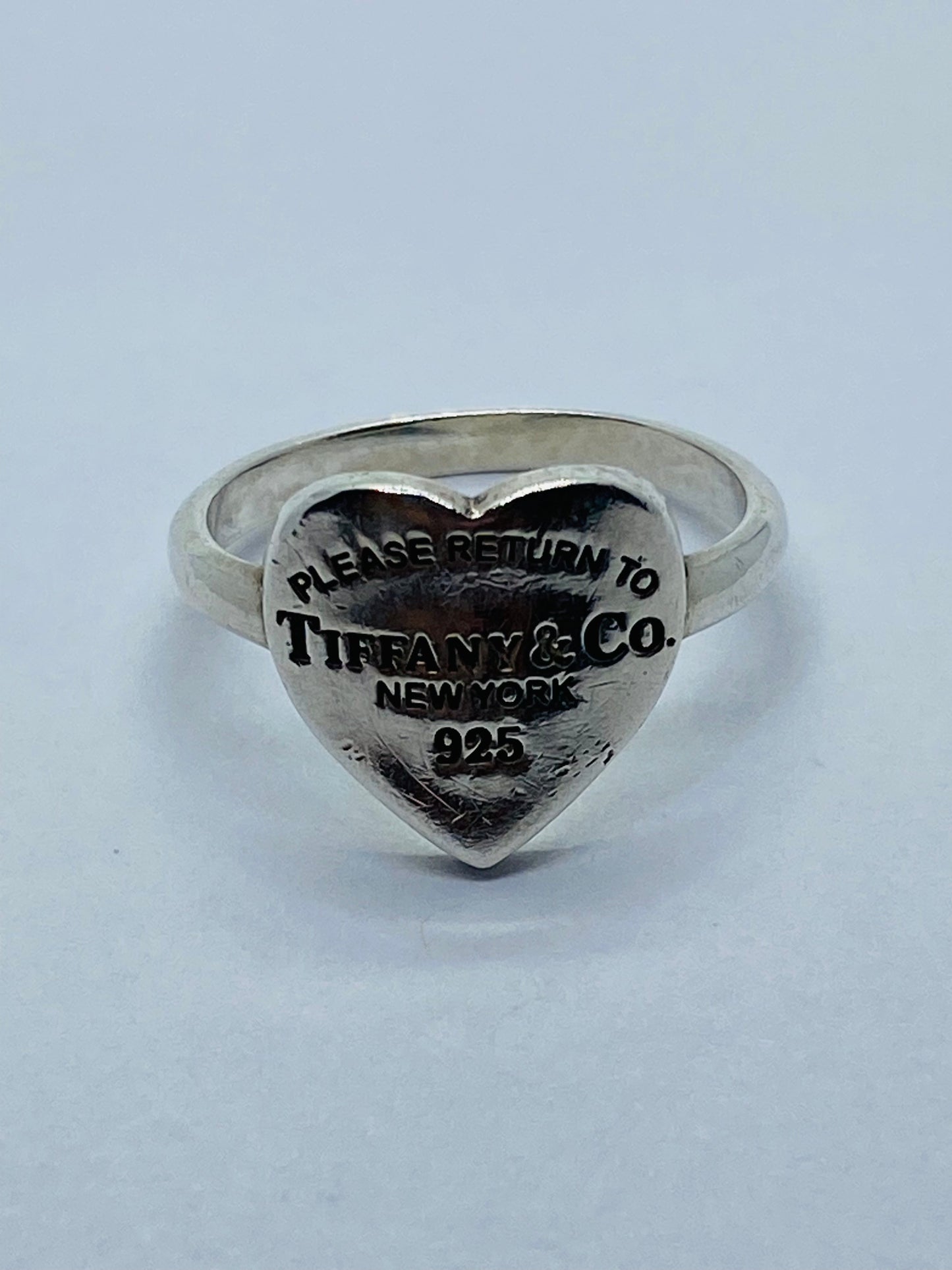 Tiffany & Co Ring Size 6 Sterling Silver Return To Tiffany & Co” New York , 925