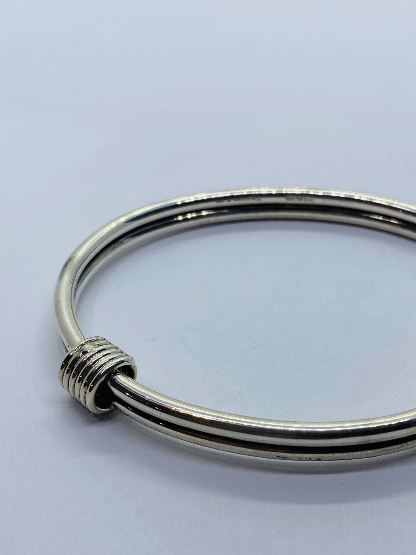 Tiffany & Co Double Coil Double Bracelet Sterling Silver 925. RARE. 7.5”