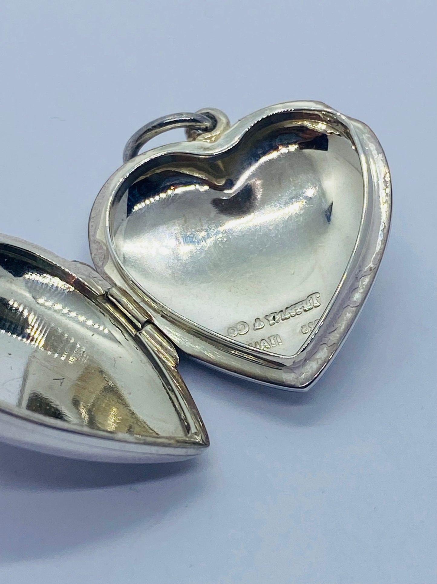 Tiffany & Co Locket LARGE 31mm without bail Excellent Condition 925