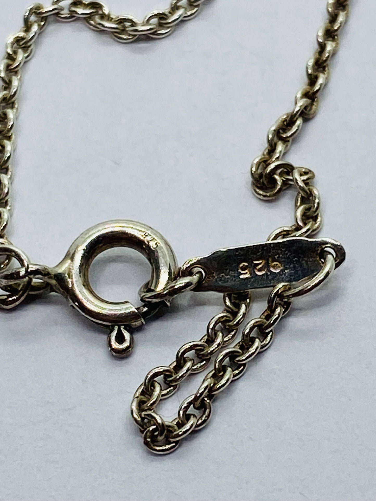 Tiffany & Co Paloma Picasso Double Loving Heart Infinity Necklace Pendant 16"