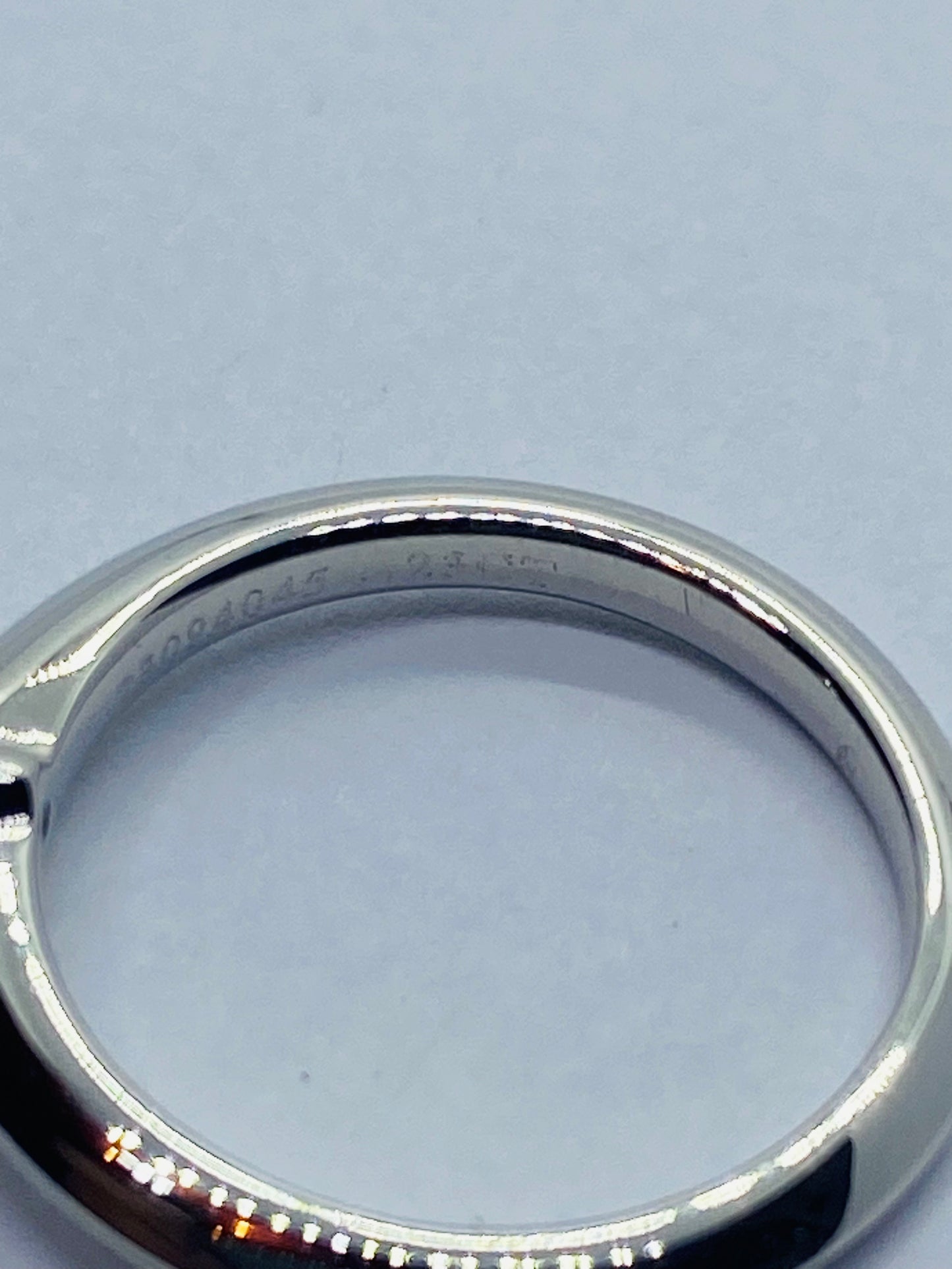 Tiffany & Co. 0.23 CT Diamond Platinum Solitaire Engagement Ring BOX! READ SIZED