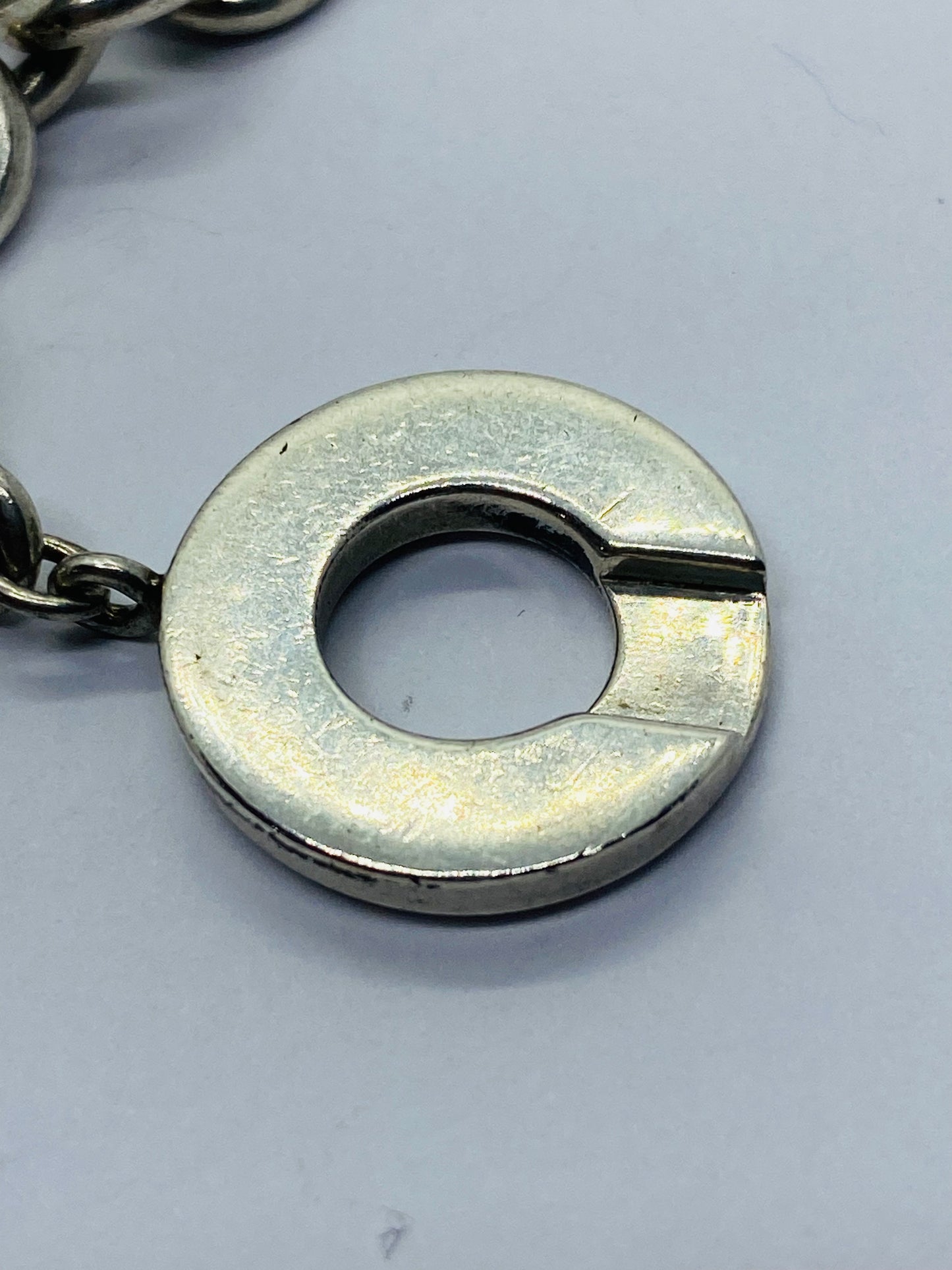 Tiffany & Co Sterling Silver Toggle Heart Tag Blank Heart Necklace 16”