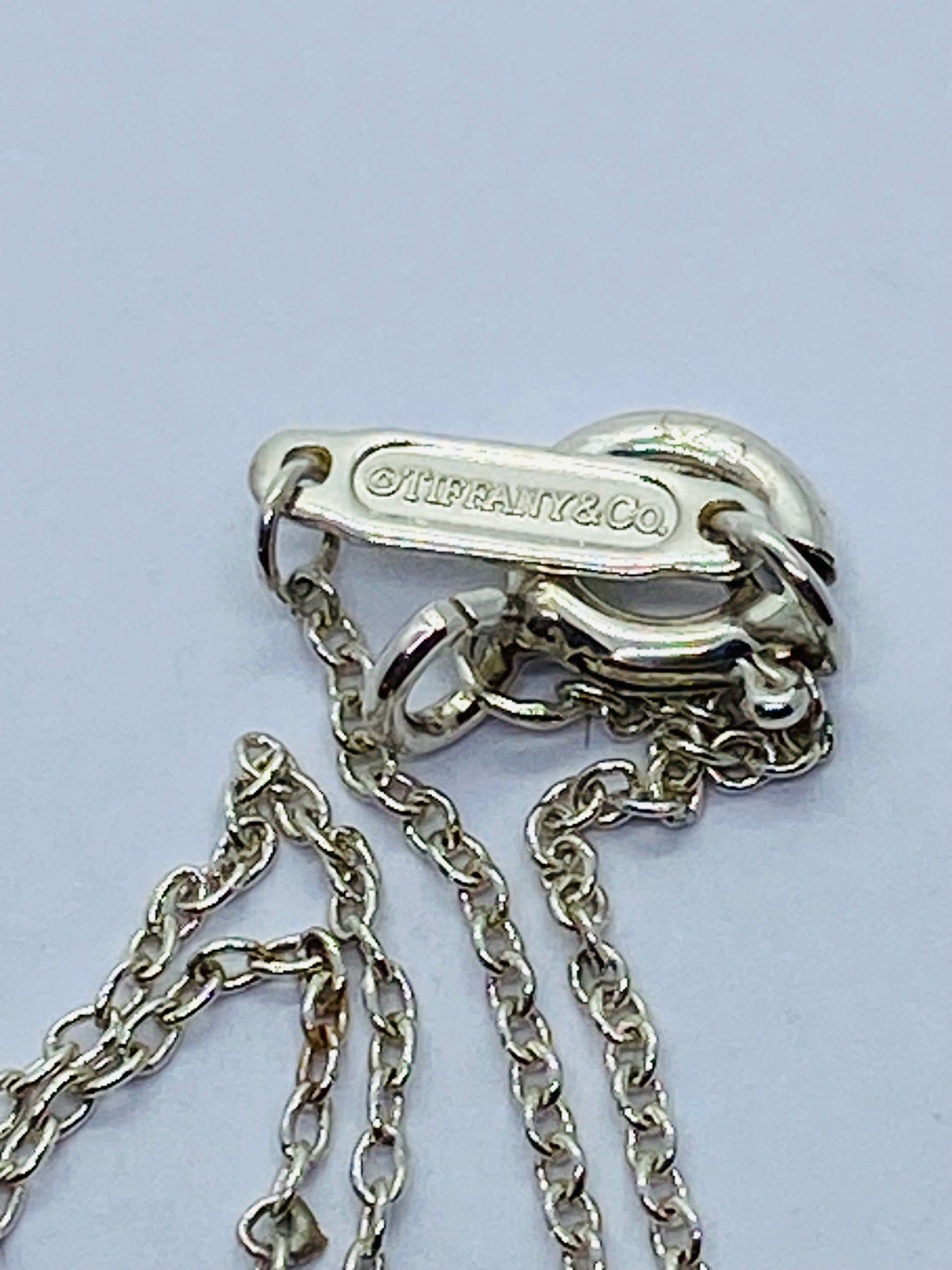 Tiffany & Co Fascination Ball Pendant in Yellow Gold Sterling Silver 15” Chain