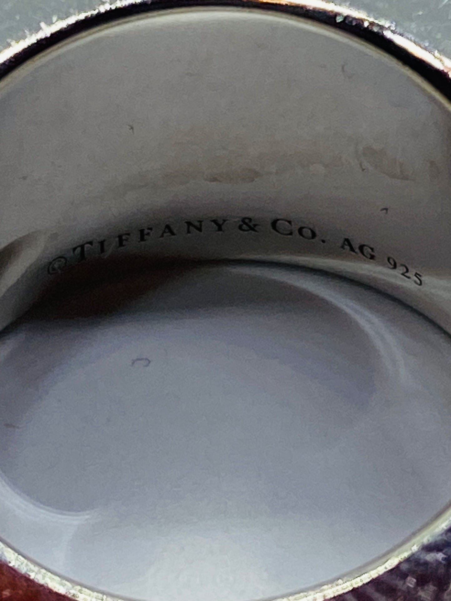 Tiffany & Co Gorgeous OUT OF RETIREMENT BLOCK Sterling Silver 18 Gram Ring 5.5