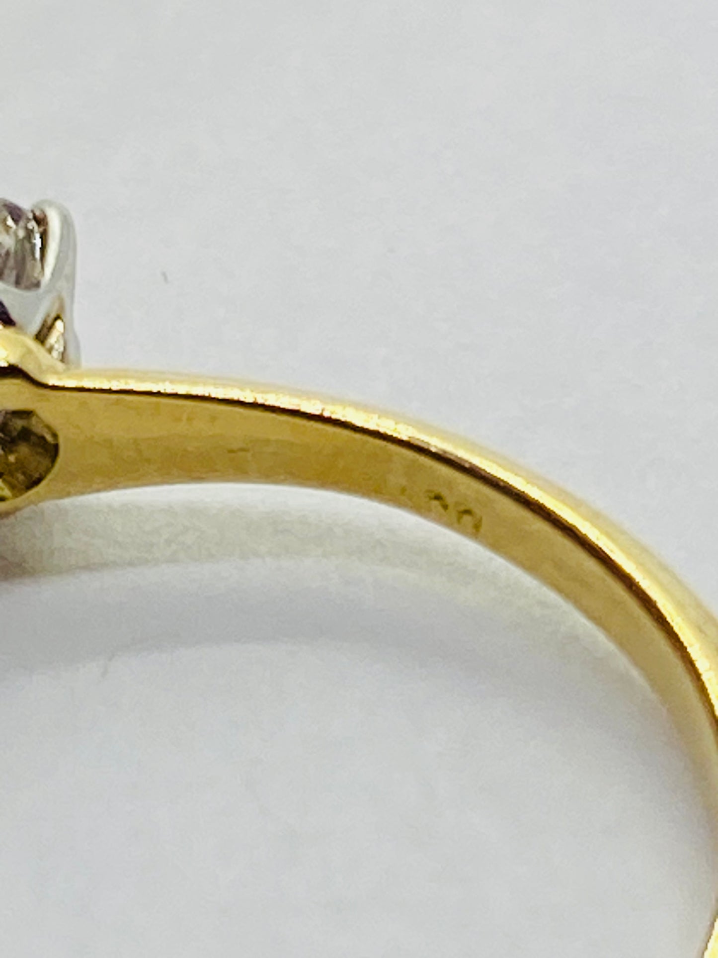 Tiffany & Co 18k Platinum .30 TCW Diamond VS1 Solitaire Engagement Ring 5.75