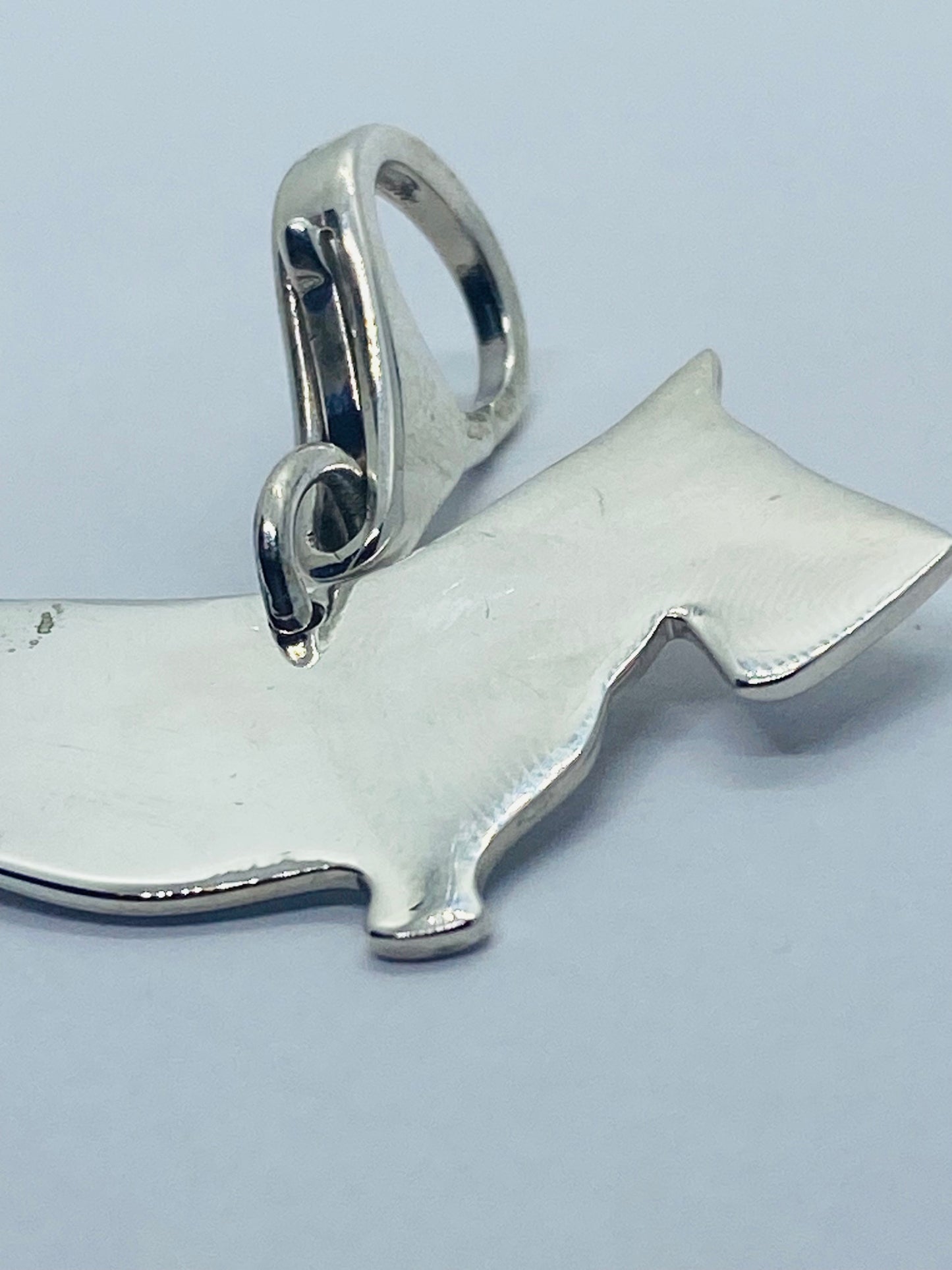 Tiffany & Co 925 Sterling Silver Extra Large Scottie Terrier Dog Charm Lobster