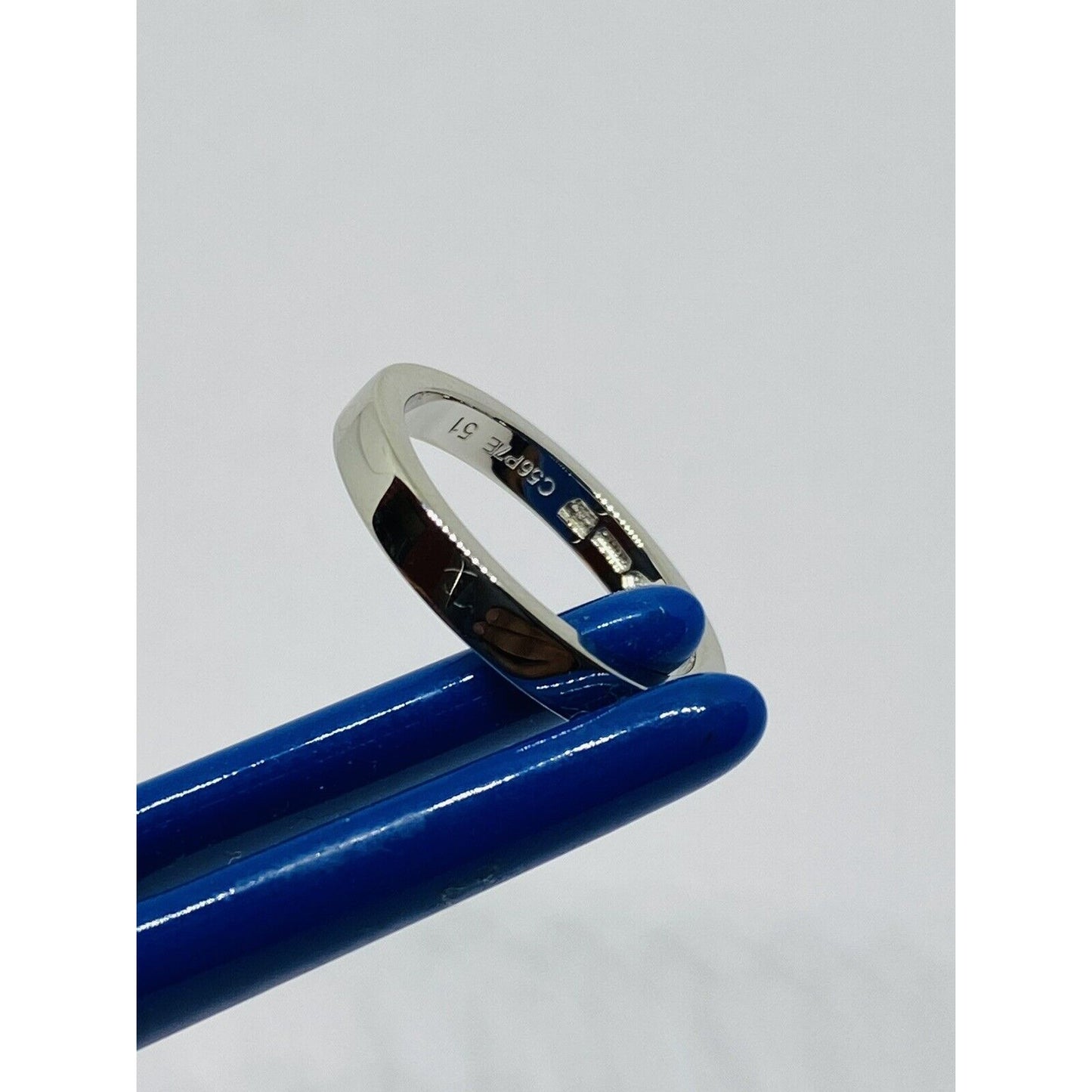 Bvlgari "MarryMe" Platinum Wedding Ring Size 5.5 (51) 2.7mm wide 6 gram