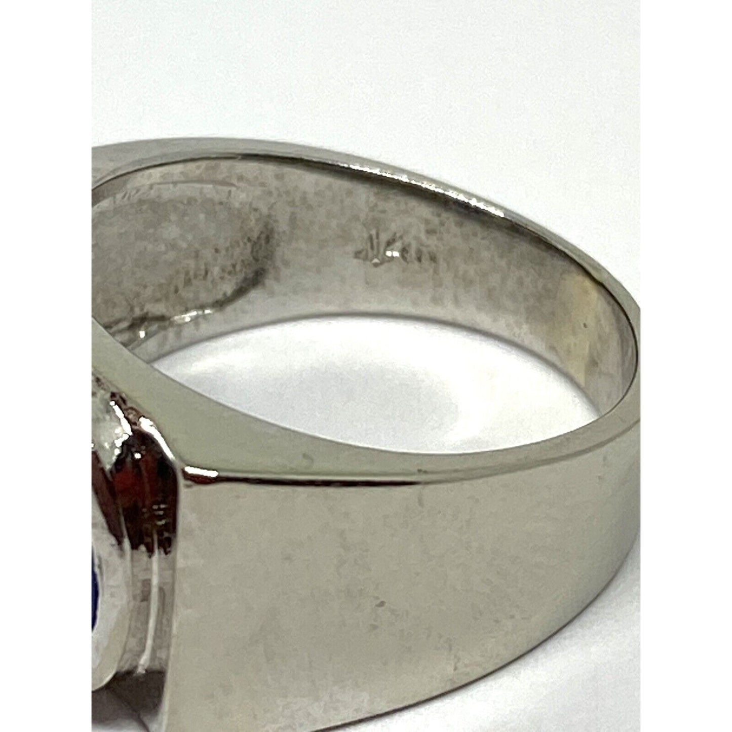 Estate Diamond Star Sapphire 14K Gold Fancy Ring 7.0 Grams