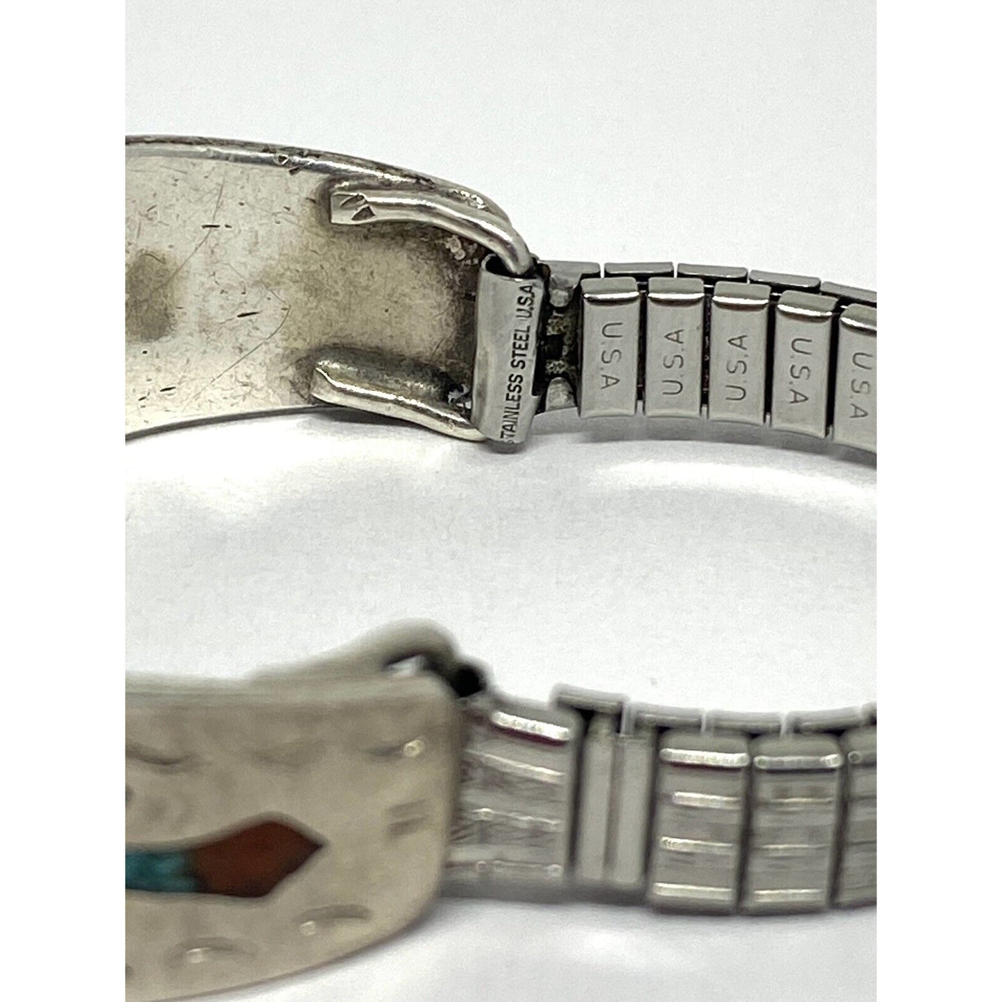 Vintage Navajo Sterling Silver & Omega Ladies Watch