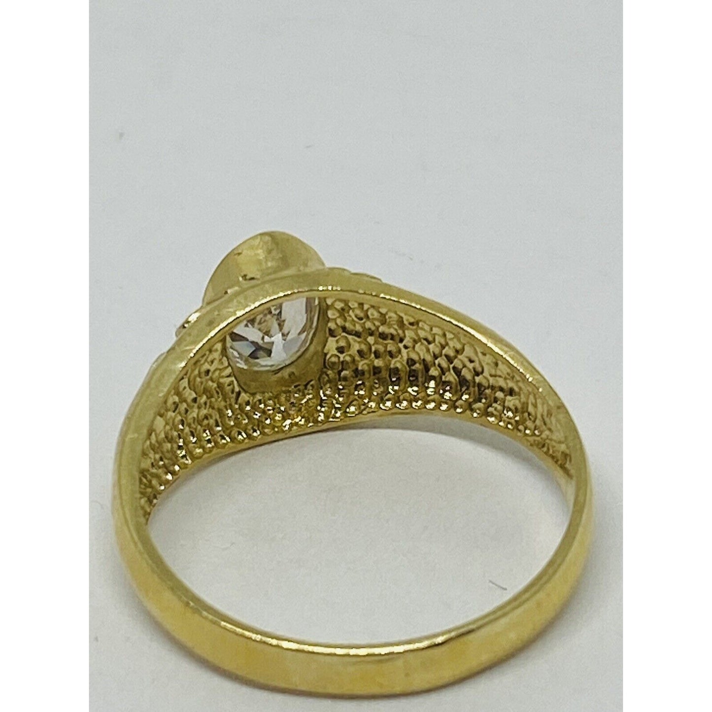 Children's 14K Yellow Gold With CZ Stone Kids Ring Baby Size 4.25