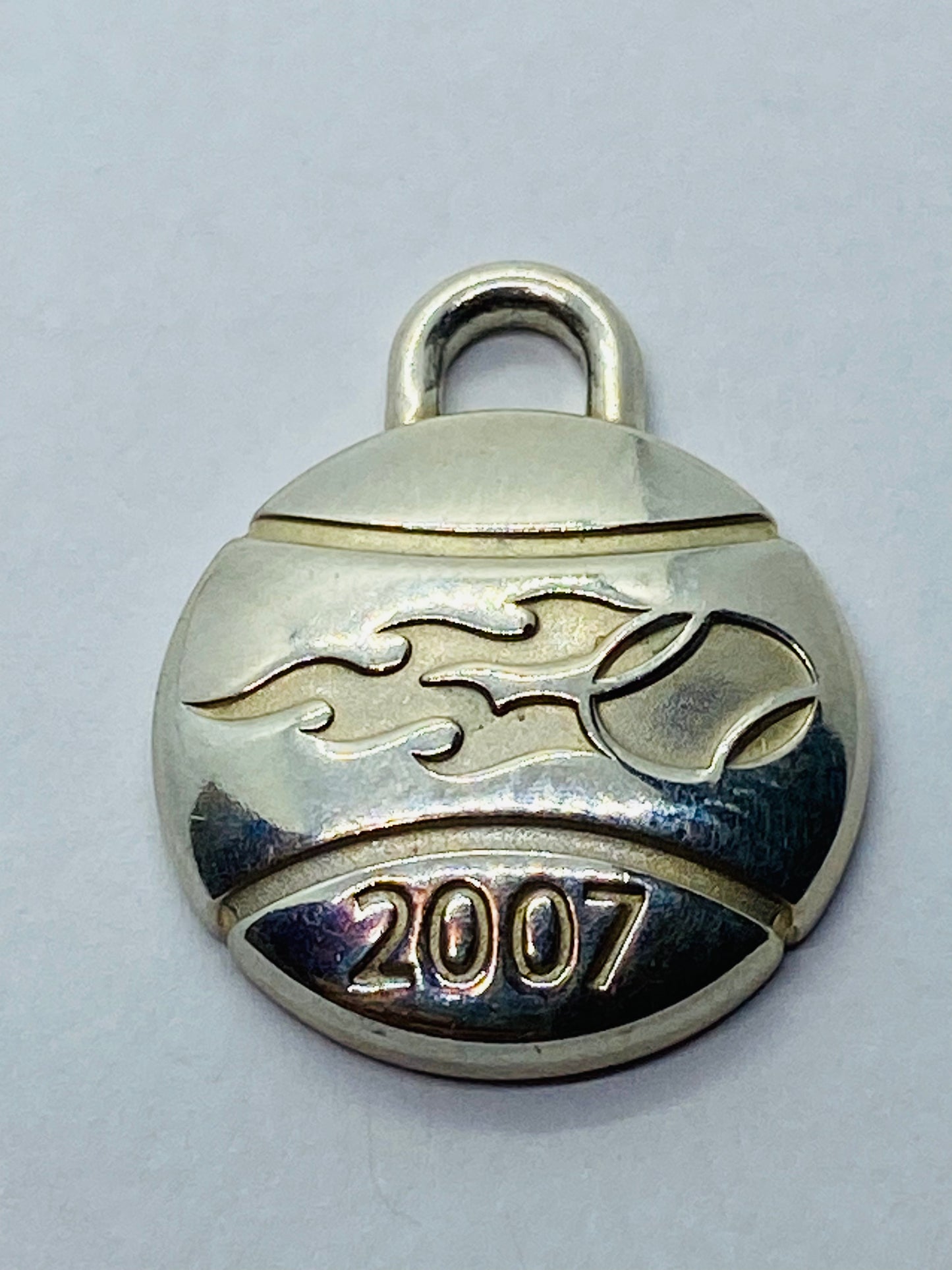 TIFFANY & CO STERLING SILVER US OPEN TENNIS 2007 TAG CHARM OR PENDANT