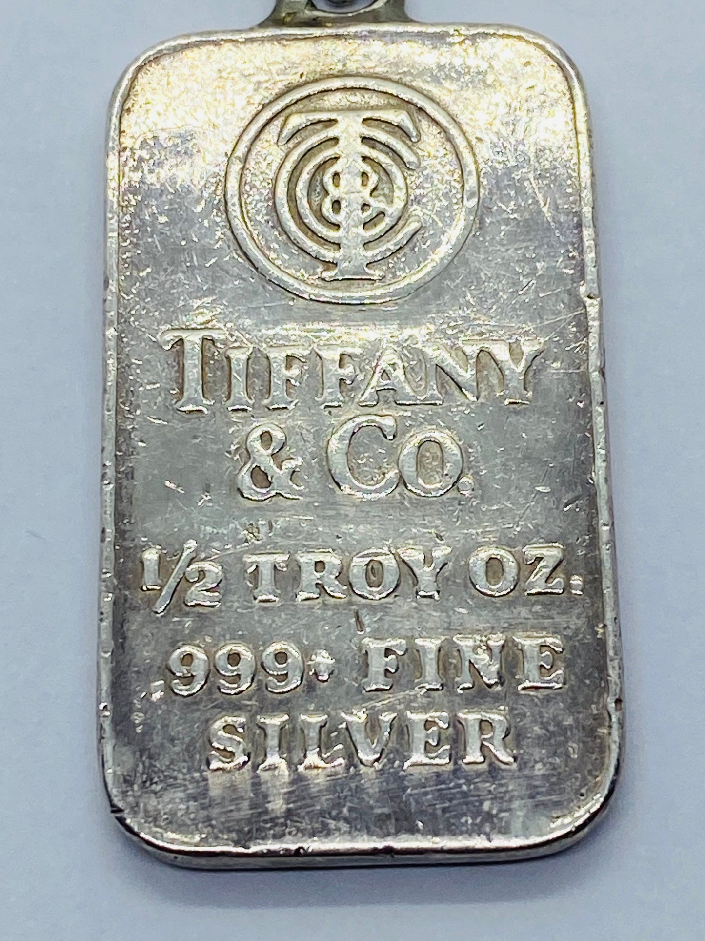Vintage Tiffany Co Sterling Silver 1/2 Troy Ounce .999 45MM x 20MM