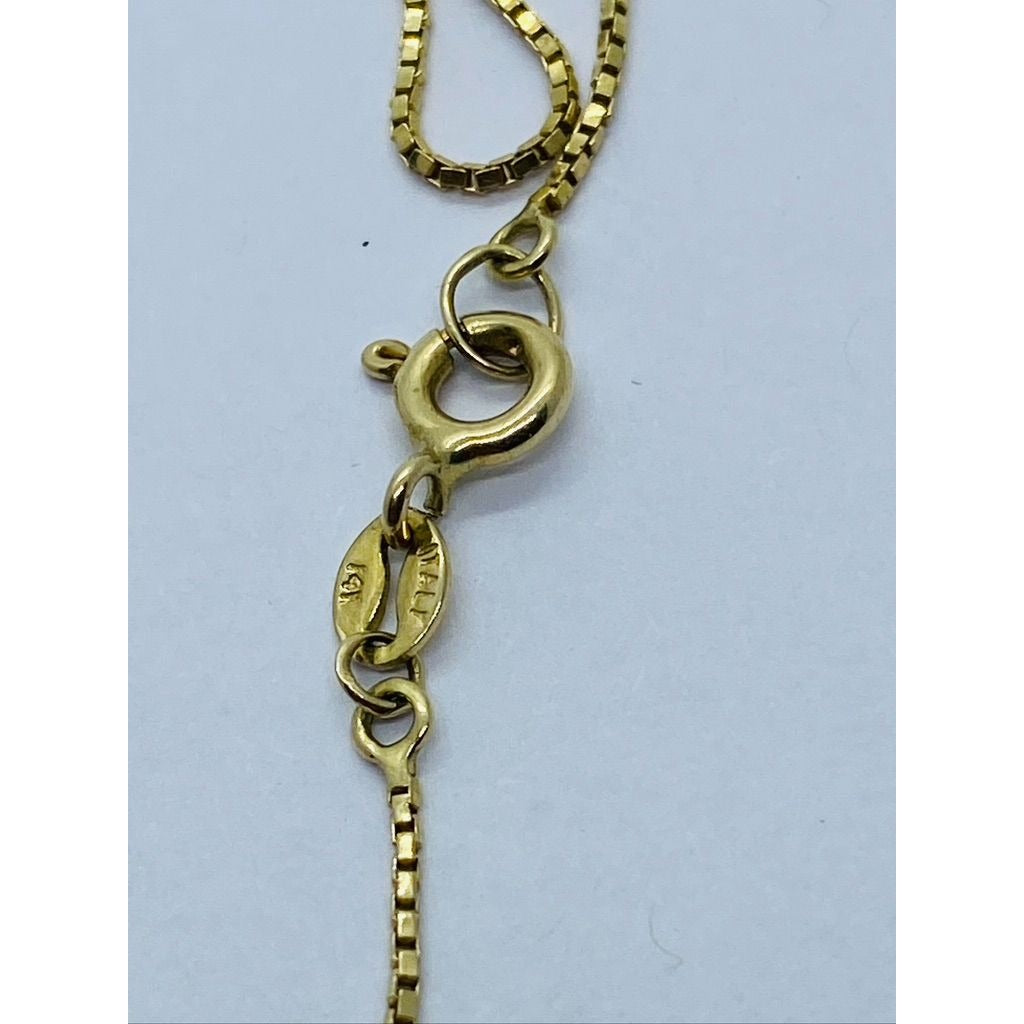 14K Tricolor Rosary 19.25" Religious