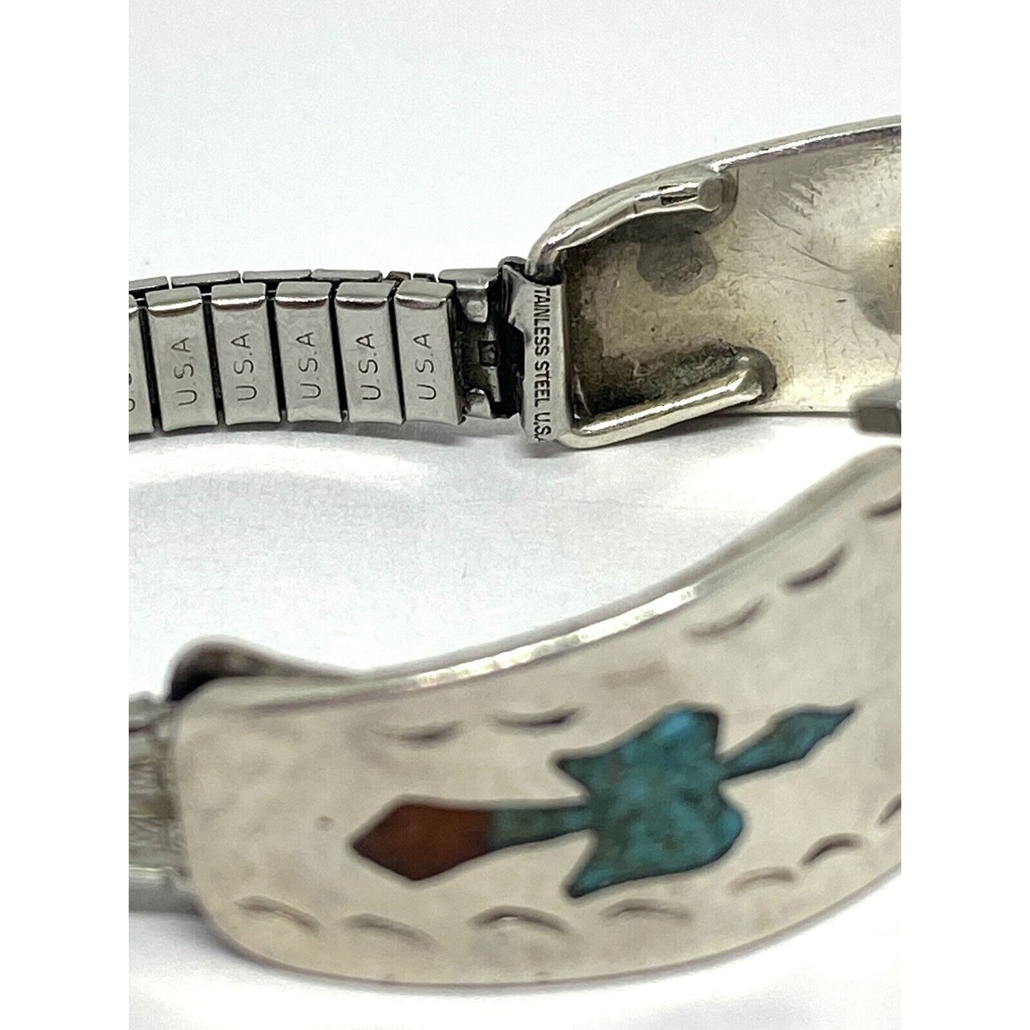 Vintage Navajo Sterling Silver & Omega Ladies Watch