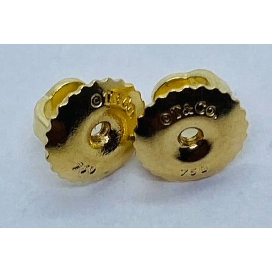 Tiffany & Co Screw Earring Backs 18K 750 Set