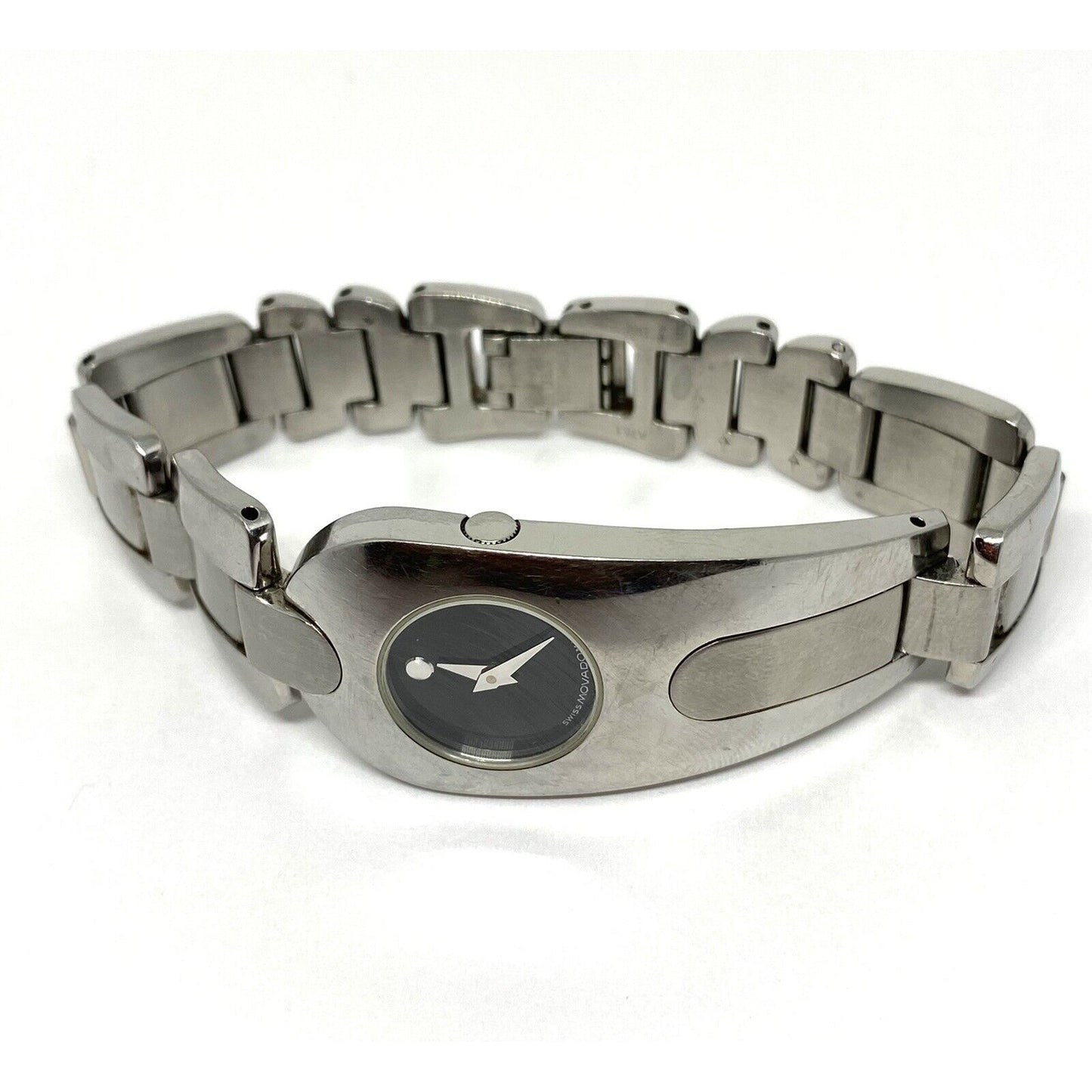 Women's Movado Museum Watch - Stainless Steel / Swiss / 84 A1 1930 6.5” Wrist