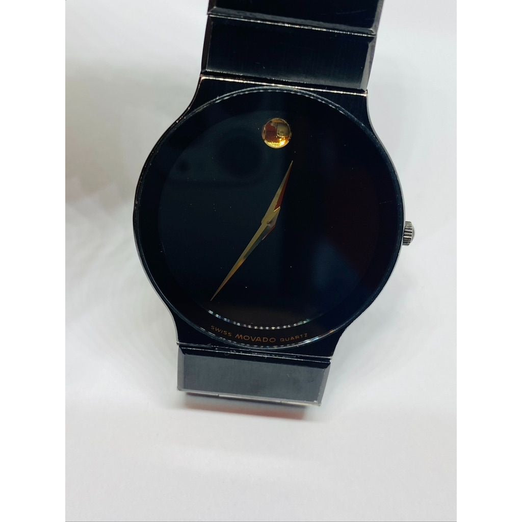 Movado Ultra Slim 84.C6.880.2A Black Dial Watch 32MM Case