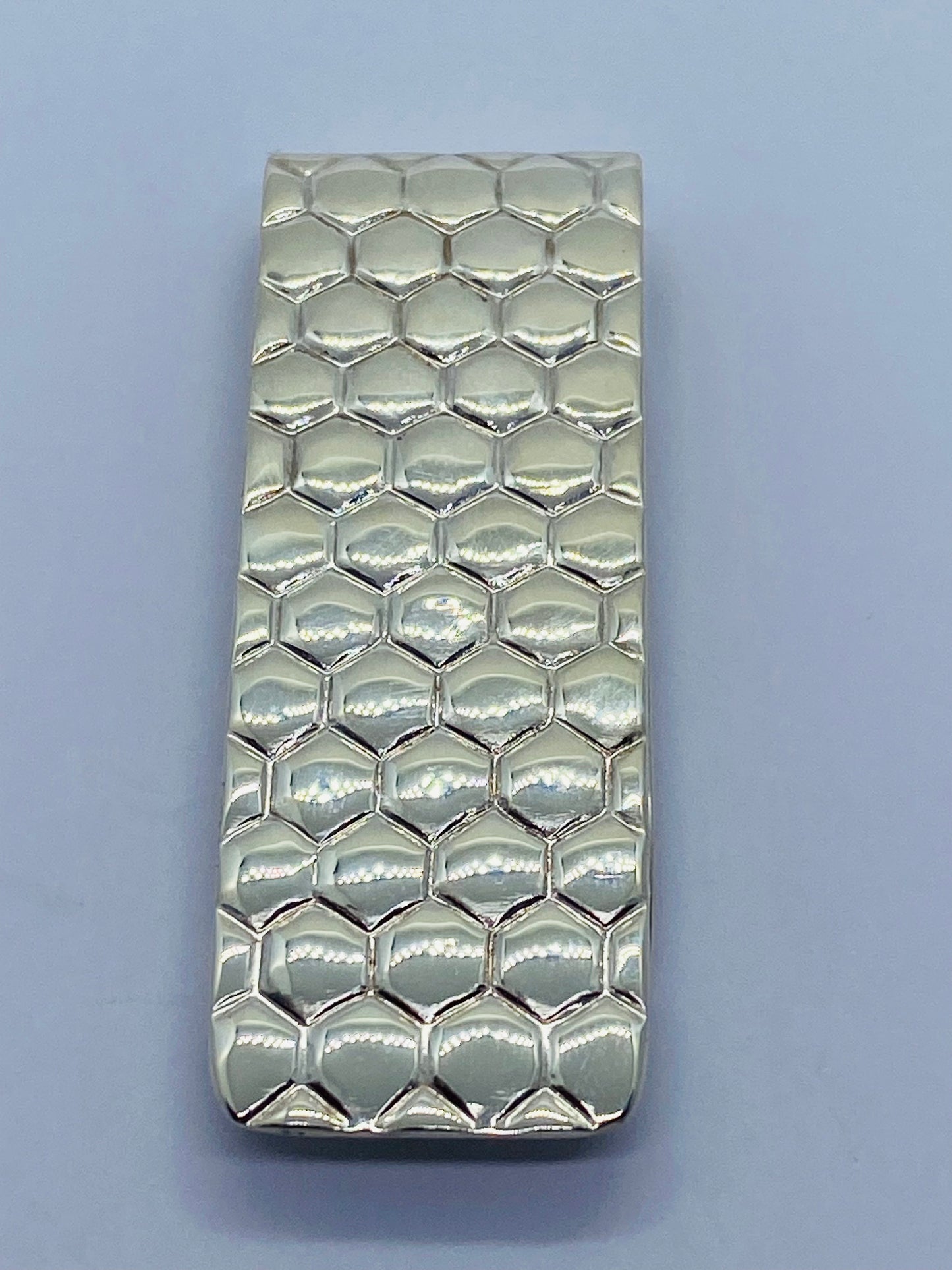 Retired Tiffany & Co. Sterling Silver Honeycomb Pattern Money Clip
