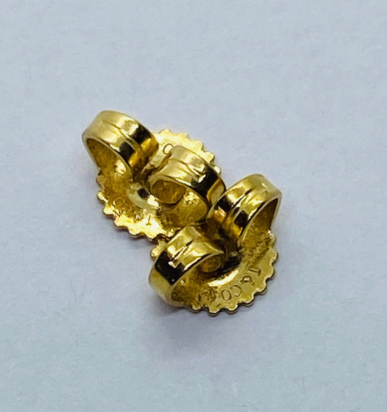 Tiffany & Co 18K Gold Twist Citrine Hoop Dangle Earrings