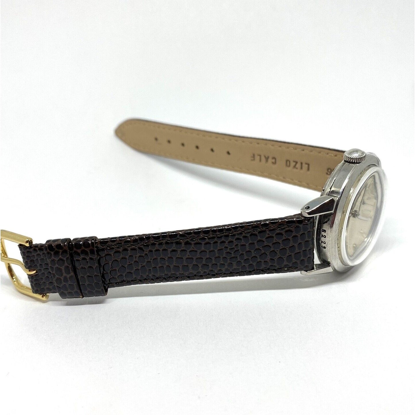RARE VINTAGE MEN'S MOVADO AUTOMATIC BUMPER-WIND WRIST WATCH IN STAINLESS
