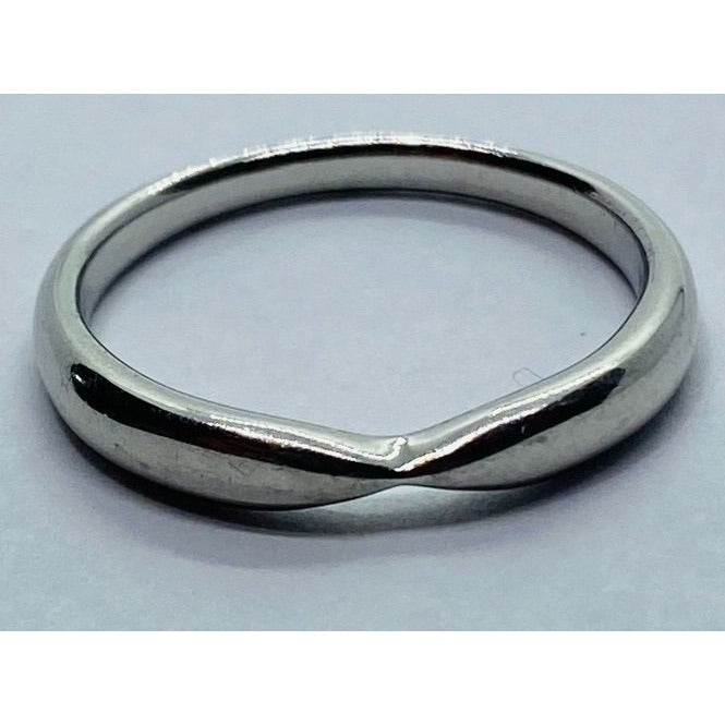 Tiffany & Co. Harmony Wedding Band in Platinum Size 7.5