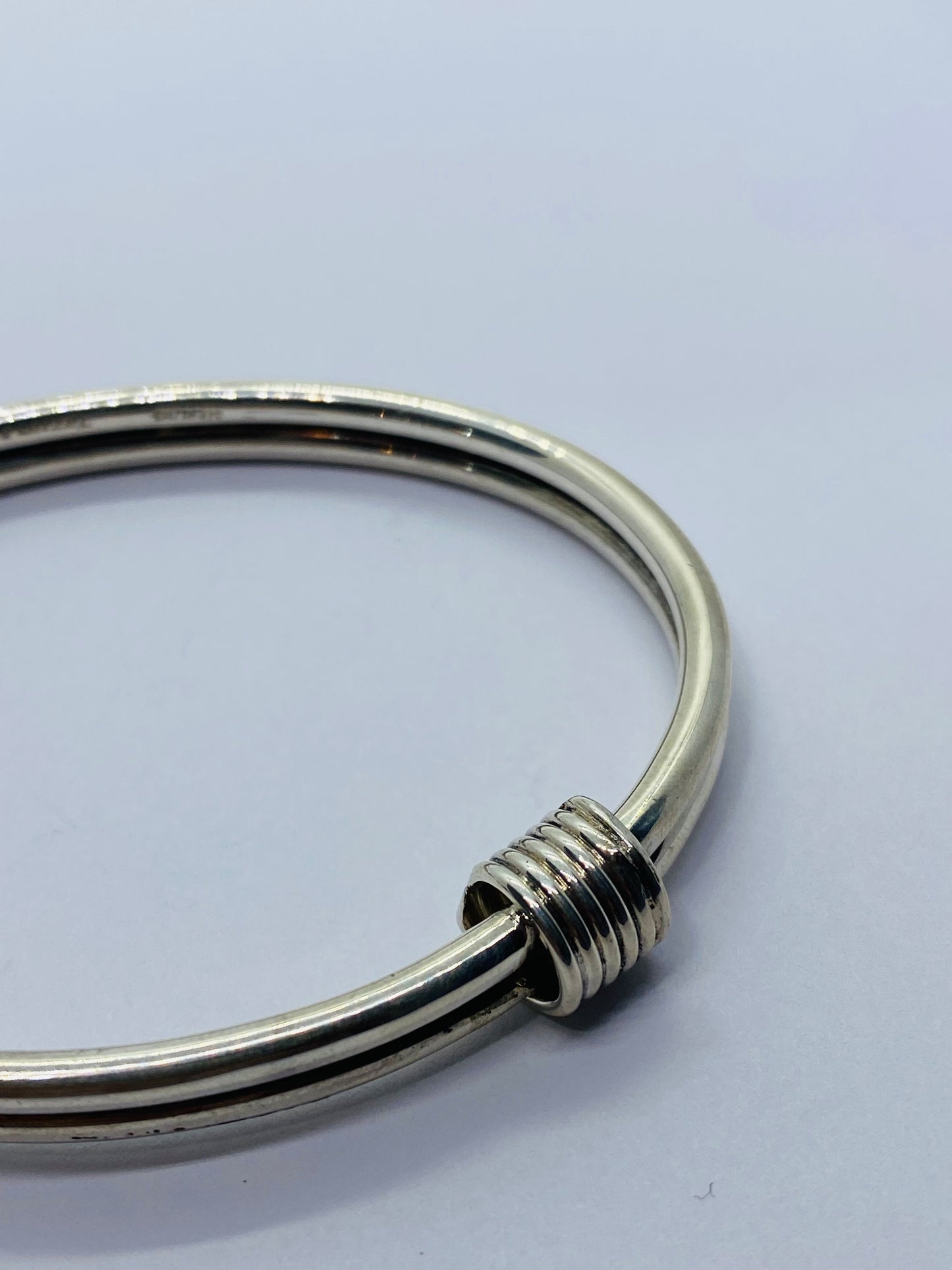 Tiffany & Co Double Coil Double Bracelet Sterling Silver 925. RARE. 7.5”