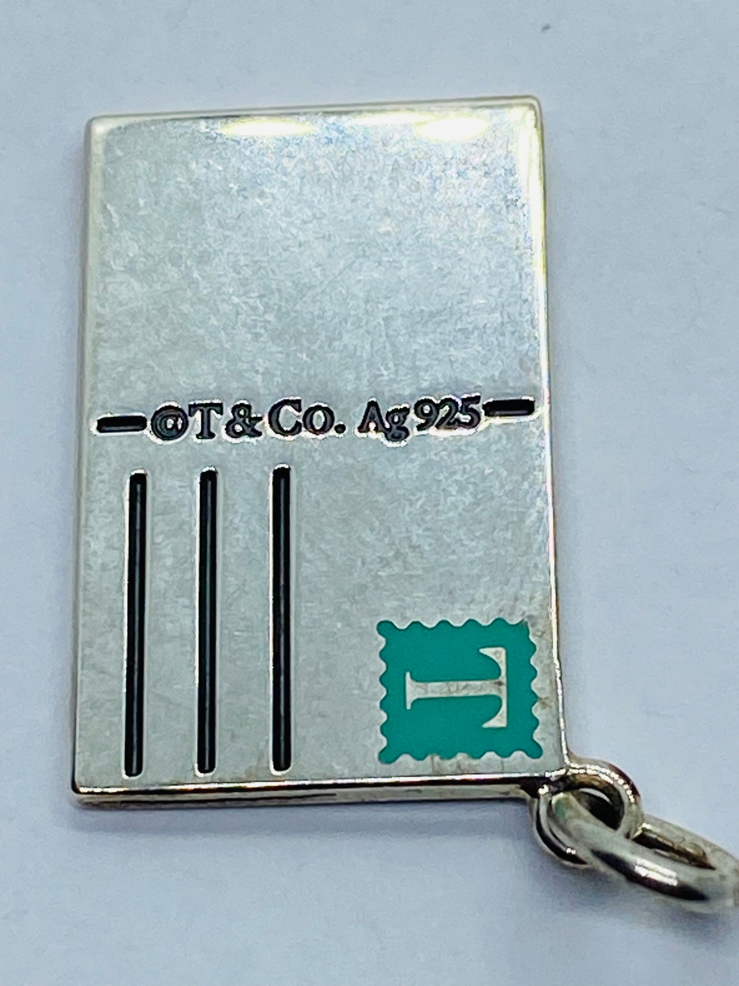 Tiffany & Co. Chicago Postcard Charm Sterling 925