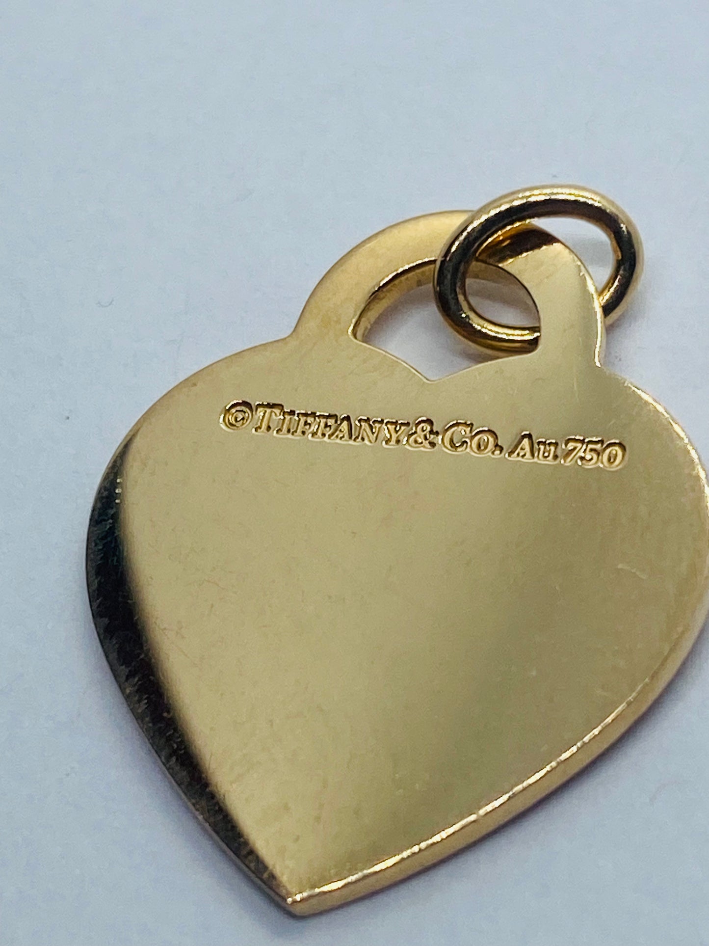 Retired TIFFANY & CO Disney Cruise Line 18K Rose Gold Heart Pendant Collector