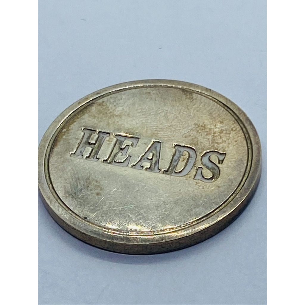 HEADS and TAILS Tiffany & Co. Sterling Silver Coin Rare
