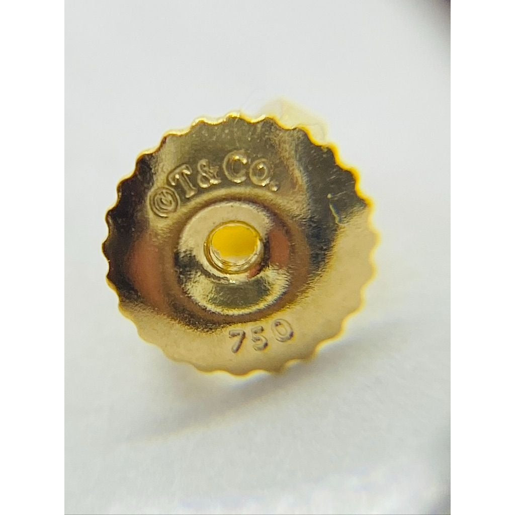 Tiffany & Co Screw Earring Backs 18K 750 Set