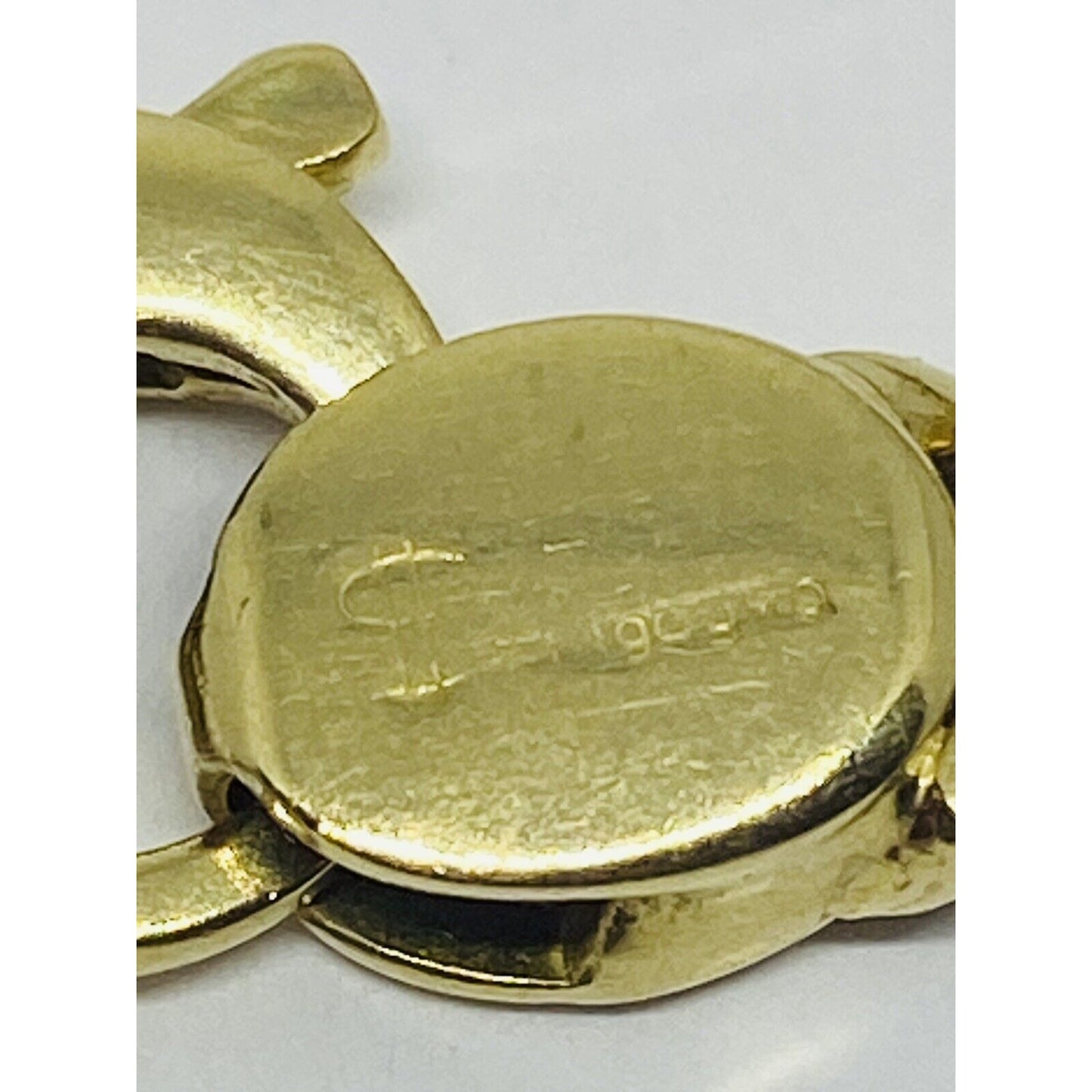 18K Solid Yellow Gold Unique link bracelet 8.75” 39.4 gram Pre owned