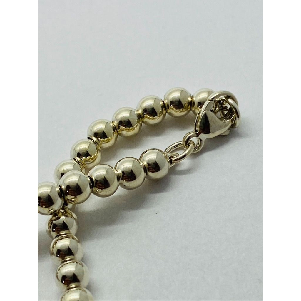 Tiffany & Co Bead "Please Return To Tiffany" 4mm heart bracelet