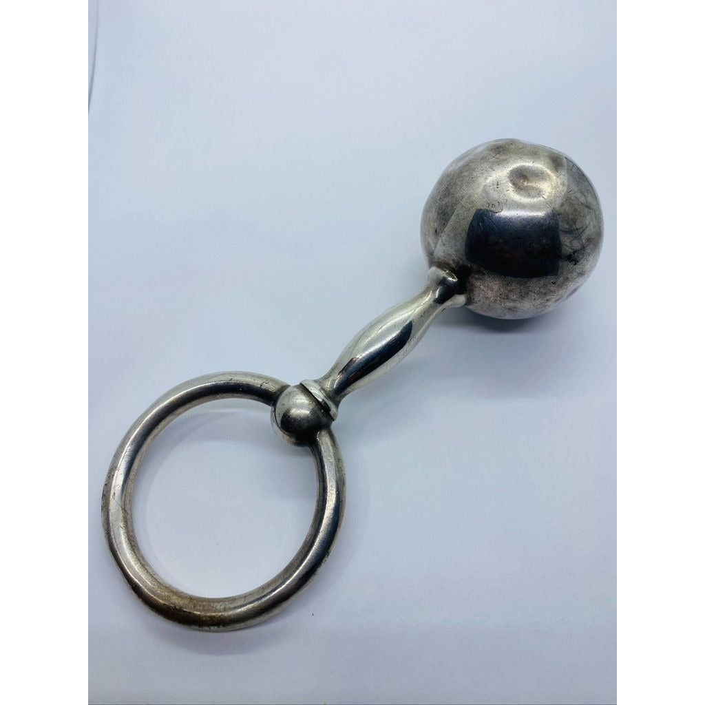 Rare Tiffany & Co Sterling 925 Baby Rattle & Teething Ring