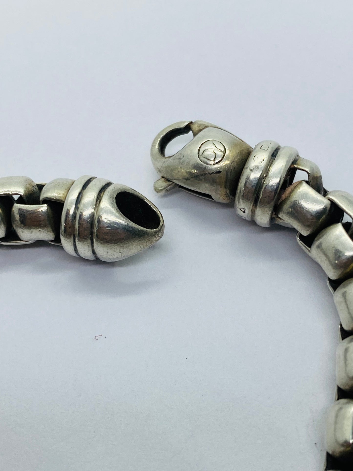 Authentic David Yurman Extra Large 8.75” Box Chain Bracelet 7mm. 50.6 Grams.