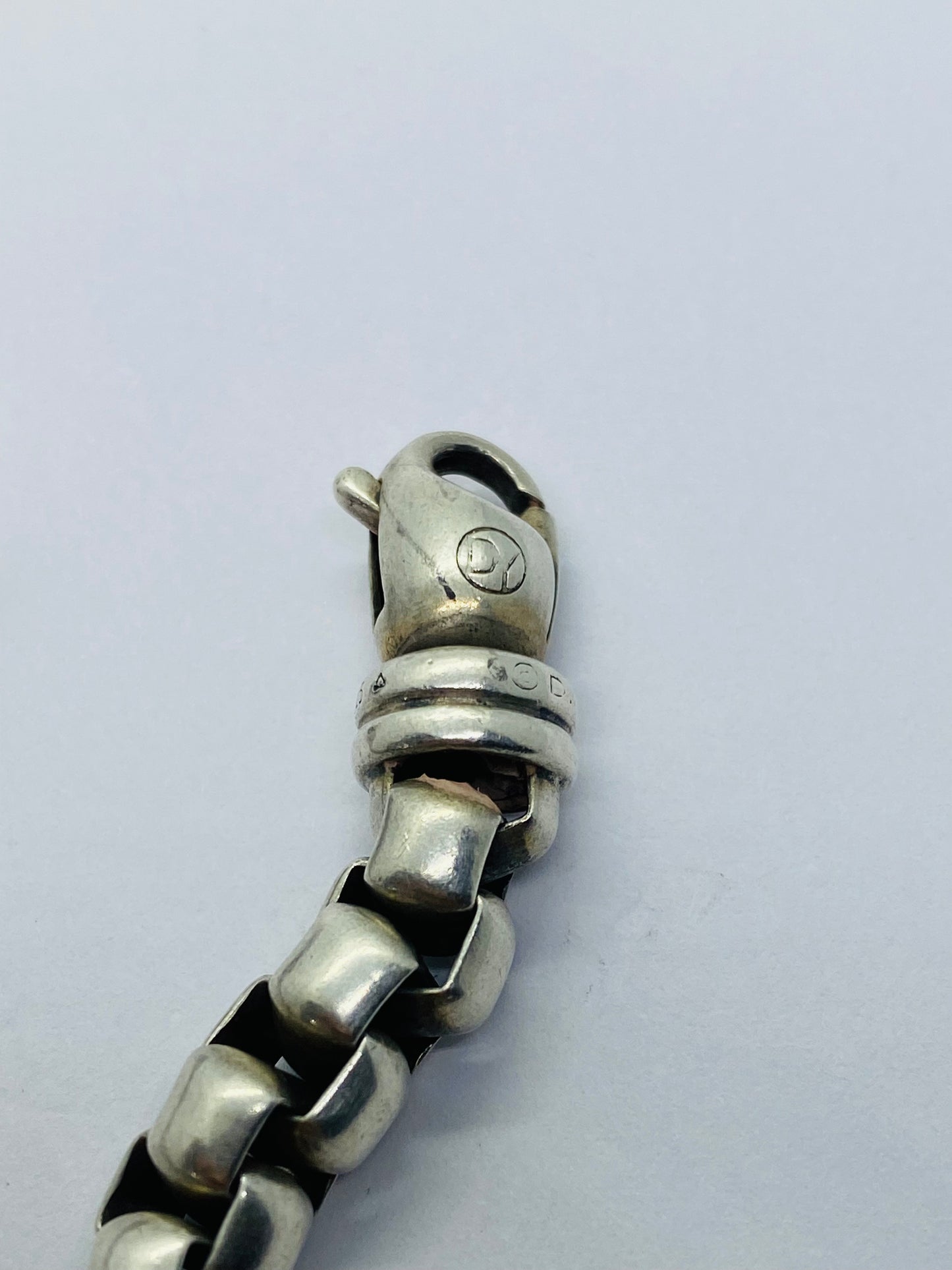 Authentic David Yurman Extra Large 8.75” Box Chain Bracelet 7mm. 50.6 Grams.